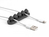 DeLOCK 18444 range-câbles Sol Support de câbles Noir 2 pièce(s)