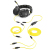 Sharkoon SHARK ZONE H30 Zestaw słuchawkowy Przewodowa Opaska na głowę Gaming Czarny, Żółty