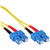 InLine 82905 Glasvezel kabel 5 m 2x SC OS2 Geel