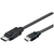 4XEM 4XDPMHDMIM15FT video cable adapter 4.572 m DisplayPort HDMI Type A (Standard) Black