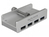 DeLOCK 64046 Schnittstellen-Hub USB 3.2 Gen 1 (3.1 Gen 1) Type-A 5000 Mbit/s Silber
