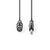 Nedis COTG15120GY100 audio kabel 10 m XLR (3-pin) 6.35mm Antraciet