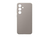 Samsung Vegan Leather Case coque de protection pour téléphones portables 15,8 cm (6.2") Housse Taupe
