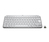 Logitech MX Keys Mini for Business teclado RF Wireless + Bluetooth AZERTY Francés Aluminio, Blanco