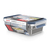 EMSA CLIP & CLOSE N1150410 recipiente de almacenar comida Rectangular Caja 0,8 L Acero inoxidable 1 pieza(s)