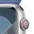 Apple Watch Series 9 45 mm Cyfrowy 396 x 484 px Ekran dotykowy 4G Srebrny Wi-Fi GPS