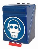 Aufbewahrungsbox "Atemschutz" blau Secu-Box Maxi Maße: 23,6 x 31,5 x 20,0 cm