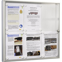Vitrine d'affichage pour l'intérieur