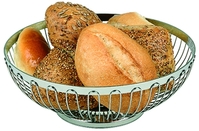 Brot- und Obstkorb, rund Ø 17,5 cm, H: 7 cm 18/8 Edelstahl