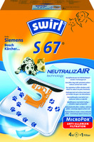 Swirl Staubfilterbeutel S 67, Neutralizair®