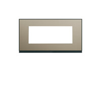 Plaque gallery 5 modules entraxe 71mm placage bronze (WXP2205)