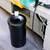 Durable Fire Extinguishing Metal Waste Bin | TUV Certified | 60L | Grey