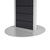 FlexiSlot® nútos torony „Slim” | antracitszürke, hasonló mint RAL 7016 1.830 mm acél ezüst, hasonló mint RAL 9006 400 mm nem