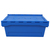 Euro Stacking Container With Lid - 39 Litres - Heavy Duty