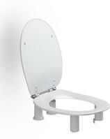 PRESSALIT WC-Sitz CARE DANIA + 100mm ohne Deckel mit Spritzblende, weiß