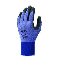 SHOWA® 341 Advanced Grip Technology Gr. 7 (M) Nylon/Polyesterstrick, Latexbeschi