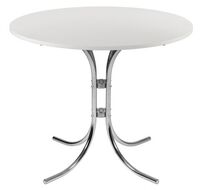 Bistro Round Table White - 6455WH -