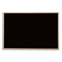 BI-OFFICE Tableau noir pour craie, cadre en bois de pin. Format 60x40 cm