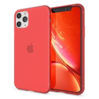 NALIA Handy Handyhülle für iPhone 11 Pro, Slim TPU Schutz Tasche Case Bumper Etui Rot