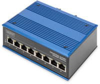 Ethernet Switch, unmanaged, 8 Ports, 1 Gbit/s, 12-48 VDC, DN-651119