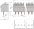 Leiterplattenklemme, 7-polig, RM 5 mm, 0,5-1,5 mm², 17.5 A, Push-in Käfigklemme,