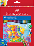 Aquarellfarbstift Kinder Aquarell, 48 Stück im Karton-Etui