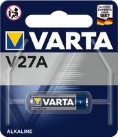 1x V 27 A V27A, Single-use battery, LR27A, Alkaline, 12 V, 1 pc(s), Blue,Silver