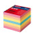 Zettelkastenersatzeinlage Notizzettel 9x9cm 550Blatt farbig