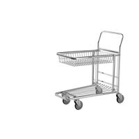Shopping trolley, zinc plated