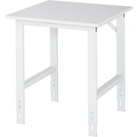 Work table, height adjustable