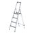 Aluminium step ladder, single sided access