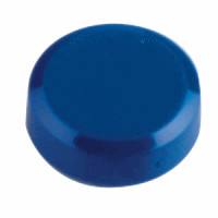 Rundmagnet 20mm Durchmesser 0,3kg Haftkraft 20 Stück blau