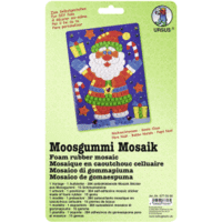 Moosgummi Mosaik Weihnachtsmann