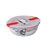 Pyrex Cook and Heat Round Dish with Airtight Lid Seal Steam Vents - 2.3L