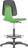 Bimos Arbeitsstuhl Labsit 3, PU grün Sitzhöhe 520-770 mm