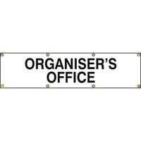 Organisers office safety banner