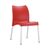 Polypropylene and aluminium frame stacking chairs