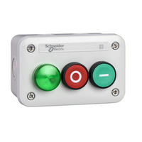 Steuergehäuse XAL-E mit grünem DT 1S+rot DT 1Ö+grün Melde-LED 230-240V