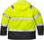 High Vis Regenjacke Kl.3 4624 RS Warnschutz-gelb/schwarz - Rückansicht