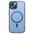 Baseus Glitter iPhone 14 Plus átlátszó mágneses tok és üvegfólia kék (ARMC010603)