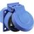 as - Schwabe 45085 Beépíthető dugalj IP54 Kék