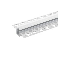 Unterputzprofil 10 - für LED Strips bis 1.05cm Breite, randlos, inkl. matter bündiger Abdeckung, Länge 100cm
