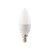 LED Kerzenlampe ECOLUX, 230V, Ø 3.5cm / L 10.2cm, E14, 5.5W 2700K 470lm 250°, nicht dimmbar, Opal