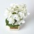 Small Cream Hydrangea Flower, in Cream Pot, 380 mm