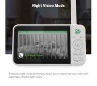 LEAPFROG LF2415 5" HD Video Baby Monitor - White