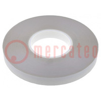 Tape: fixing; W: 19mm; L: 55m; Thk: 0.25mm; double-sided; acrylic