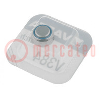 Battery: silver; 1.55V; coin,SR41; 40mAh; non-rechargeable; 1pcs.