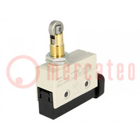 Limit switch; pusher with orthogonal roller; SPDT; 10A; IP67