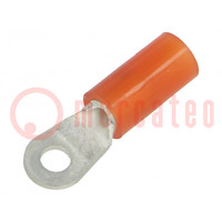 Tip: ring; M2,5; Ø: 2.7mm; 0.5÷1.5mm2; crimped; for cable; insulated
