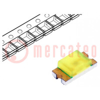 LED; SMD; 1206; biały zimny; 260mcd; 130°; 20mA; 2,8÷3,8V; 70mW